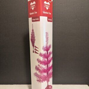 11" High Pink Tinsel Christmas Tree for Decor or Crafts NIB
